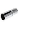 GEDORE Red Inserto Chiave a Bussola Lunga, Attacco 1/2 pollici, 12.5 mm, Bocca Esagonale, Chiave a Bussola 22 mm, Utensile, R61002214, Acciaio