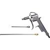 Güde Pistola di scarico ad aria compressa, 3 pezzi (alloggiamento in alluminio pressofuso, filettatura di collegamento IG 1/4, pressione di esercizio 8 bar, 120 - 600 l/min, con raccordo e 3 ugelli
