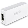 Tenda POE30G-AT Gigabit PoE Injector IEEE 802.3af/at, Uscita 48V-54V/30W, 10/100/1000 Mbps Ethernet PoE Adapter, Plug and Play, Fornisce Potenza fino a 100 Metri, Bianco