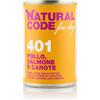 Natural Code For Dog 401 Pollo, Salmone e Carote - Natural Code - For Dog 401 Pollo, Salmone e Carote - 400GR
