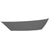 AKTIVE Tenda a vela rettangolare 400x300 cm grigio scuro per giardino o terrazza esterna, Poliestere 160 g/m², protezione solare, Resistente, Corde di fissaggio e occhielli metallici