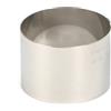 CALDER Cerchio liscio inox cm 6x4h