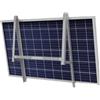 NO BRAND Kit staffa balcone pannello fotovoltaico supporto triangolare per pannello solare plug&play regolabile 10-15° da pavimento / balcone / tetto 3in1