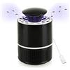 com-four® Trappola per Insetti elettrica - Trappola per zanzare con Luce UV e Cavo USB - Trappola per Mosche alimentata per Proteggere da zanzare, Mosche e tarme (01 Pezzo - Nero)