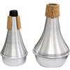 Young Wolf Sordina per tromba in lega di alluminio Cork Tromba Mute Practice Silenziatore Ottone Strumento Musicale Parte Set