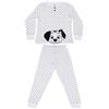BABY DISTRIBUTION Pigiama Bianco con Maglietta e Pantalone in Cotone 1 Set