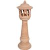 Biscottini lampioncini in terracotta 38x38x118 cm | Terracotta da esterno | Lampione da esterno | Lampione da giardino decorativo