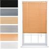 FURNISHED Tende veneziane in PVC Trimmable Window Home Office Blind Novità - Teak 45 x 150 cm