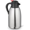 CARAFFA TERMICA THERMOS DA 2 LITRI IN ACCIAIO INOX - EROGATORE A PULSANTE