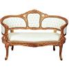 Biscottini Panca ingresso 131x61x86 cm | Elegante panca da camera da letto in tessuto | Panca imbottita artigianalmente