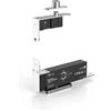 JNF Set cardine idraulico a bilico per porta in legno W SYSTEM JNF codice IN.05.204