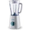Ariete 576 Frullatore Breakfast, Frullatore, 500W, 4 lame in acciaio inox, 2 velocità + Funzione Pulse, Capacità 1,5 L, Piedini antiscivolo, Coperchio superiore, White & Aegean Teal