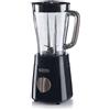 Ariete 576 Frullatore Breakfast, Frullatore, 500W, 4 lame in acciaio inox, 2 velocità + Funzione Pulse, Capacità 1,5 L, Piedini antiscivolo, Coperchio superiore, Dark & Sahara Grey