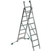 FACAL Scala a sfilo FACAL Super Prima 2 rampe in alluminio 2 x 8 gradini portata massima 150 kg EN 131 per lavori fino a 5.1 m