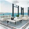 Leroy Merlin Piastrella da pavimento e rivestimento interno 60.5 x 60.5 cm Sp. 9 mm Polveri Vietresi Sorrento in gres porcellanato bianco lucido traffico intenso (pei 4/5) R9 1.46 mq