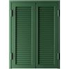 Leroy Merlin Persiana blindata 2 ante Vesta in ferro H 155 cm verde