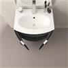 BADEN HAUS Mobile bagno sospeso con lavabo L 70 x H 70 x P 51 cm grigio grafite per vasca centrale Onda