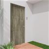 DI.BI. Porta blindata DI.BI. Blades L 90 x H 210 cm rovere/bianco apertura sinistra