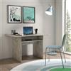 TERRANEO Tavolo consolle estraibile Oplà L 120 x H 76 x P 35 cm grigio