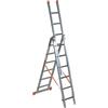 FACAL Scala a sfilo FACAL Genia 3 rampe in alluminio 3 x 6 gradini portata massima 150 kg EN 131 per lavori fino a 5.02 m