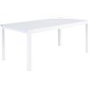 NATERIAL Tavolo da giardino allungabile Lyra NATERIAL in alluminio bianco con piano in vetro per 10 persone 180/260x96cm
