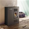 Leroy Merlin Stufa a pellet ventilata Tina 4.5 kW nero