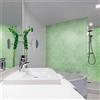 STON Mosaico in vetro Celery20 verde satinato L 30 x L 31.8cm x Sp. 4 mm, 10 pezzi