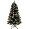 Leroy Merlin Albero di Natale artificiale Kauri verde con illuminazione H 210 cm x Ø 110 cm