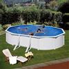 GRE Piscina fuori terra rigida GRE Wet bianco L int 6.1 x 3.75 m