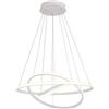 Leroy Merlin Lampadario LED moderno Planetaria bianco Ø60cm, luce con 3 temperature di colore 5000 lumen