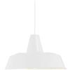 LUMICOM Lampadario Industriale Duna bianco paralume bianco E27 Ø35cm LUMICOM