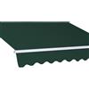 Leroy Merlin Tenda da sole a bracci estensibili mod. T137, L 2.5 x 2 m verde