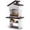 Leroy Merlin Barbecue fisso a legna e carbonella Procida EASY GARDEN BY PALAZZETTI