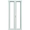 Proline Portafinestra in PVC bianco L 100 x H 220 cm, 2 ante apertura a destra