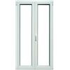 Proline Portafinestra in PVC bianco L 120 x H 220 cm, 2 ante apertura a destra