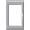 Proline Finestra in PVC bianco L 60 x H 120 cm, 1 anta apertura a sinistra