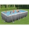 Bestway Piscina fuori terra tubolare BESTWAY Power Steel grigio L int 5.49 x 2.74 m