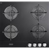 Delonghi Piano cottura 4 fuochi L 60 cm LM 64 VGN DE'LONGHI nero griglie in ghisa
