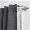 Inspire Kit bastone per tenda estensibile da 200 a 360 cm Sombrio in acciaio sabbiato grigio argento opaco Ø 19 mm INSPIRE