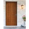 Yale Porta blindata YALE Genova L 90 x H 210 cm noce apertura sinistra