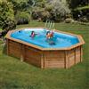 GRE Piscina fuori terra rigida GRE 790087 L int 5.03 m x 3 m H 1.2 m