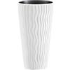 Prosperplast Vaso per piante e fiori SANDY PROSPERPLAST in polipropilene bianco H 70.8 cm Ø 39 cm