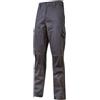 U-Power NIMBLE, pantaloni da lavoro da uomo, pantaloni cargo con elastico  in vita, con tasche per ginocchiere, multitasche, tessuto confortevole,  usura esterna resistente e durevole (Grey Meteorite-46) : .it: Moda