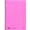 Clairefontaine 3084Z Un quaderno a spirale Notemakers Europa Fuchsia - A4 21x29,7 cm - 120 pagine staccabili a righe - Carta bianca 90g - copertina carta Lustrée