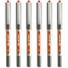 uni-ball EYE UB-157 - Penna a sfera con punta da 0,7 mm, in confezione regalo, confezione da 6, colore: arancione