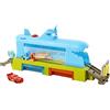 Mattel Disney Pixar Cars - Autolavaggio balena-sottomarino cambia colore playset con veicolo cambia colore, Giocattolo per Bambini 4+ Anni, HGV70
