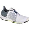 Wilson Scarpe da tennis per uomo, KAOS RAPIDE, Bianco/Grigio/Grigio, 42 2/3, Per tutte le superfici, Per tutti i tipi di giocatori, WRS327040E085