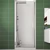 DEGHI Box doccia nicchia 100 cm battente vetro trasparente anticalcare profilo cromo 195h - Moritz