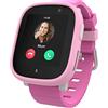 XPLORA X6 Play - Telefono orologio per bambini (4G) - Chiamate, messaggi, modalità scuola per bambini, funzione SOS, localizzazione GPS, fotocamera e contapassi - Include 2 anni di garanzia (ROSA)