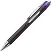 Uni-Ball Penna rollerball SXN-210 Jetstream RT, inchiostro blu resistente alle sbavature e a prova di manomissione, sfera da 1,0 mm, impugnatura in gomma, confezione da 3 pezzi